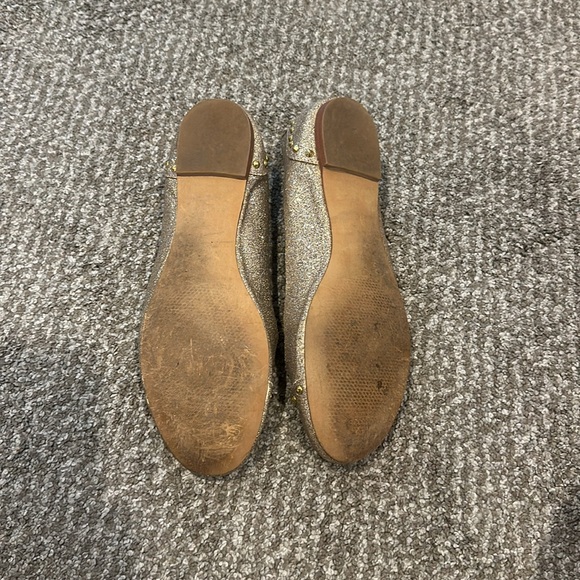 Women’s Steve Madden Rose Gold Glitter Flats - Picture 2 of 4